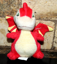 Neopets McDonalds 2004 Red Scorchio Winged Dragon Mini Promo Plush Toy