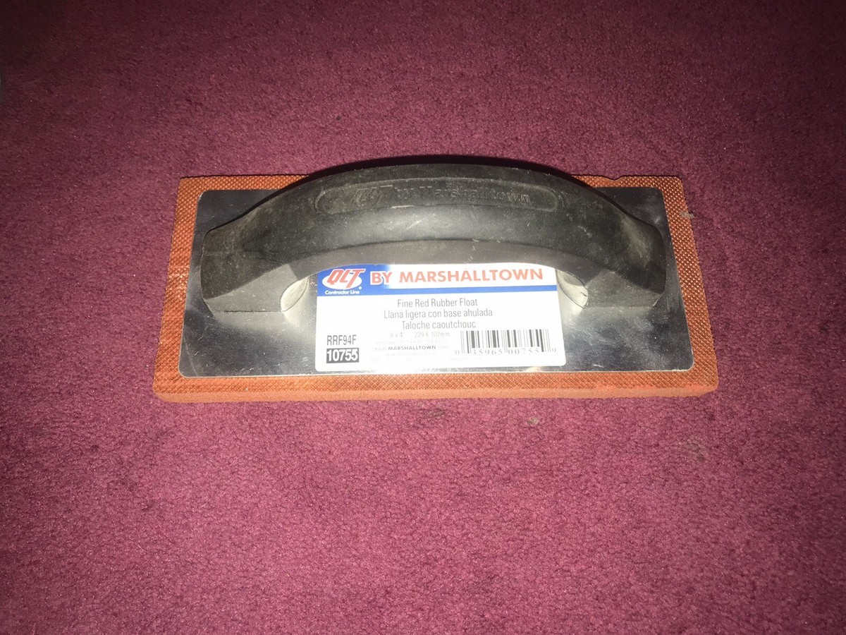 Marshalltown 4 in. W X 9 in. L Rubber Float Fine Marshalltown 4 in. W X 9 in. L Rubber Float Fine