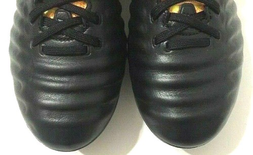 Nike Tiempo Legend VII FG Firm Ground ACC Soccer Cleats Black Yellow Sz W6/M4.5 - Picture 6 of 10