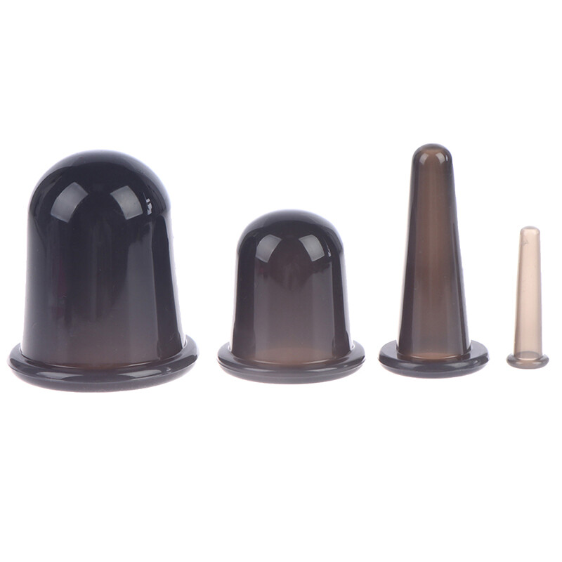 Black Silicone Cupping Vacuum Suction Lifting Facial Face Eyes Massage Cu>(u - Picture 5 of 14
