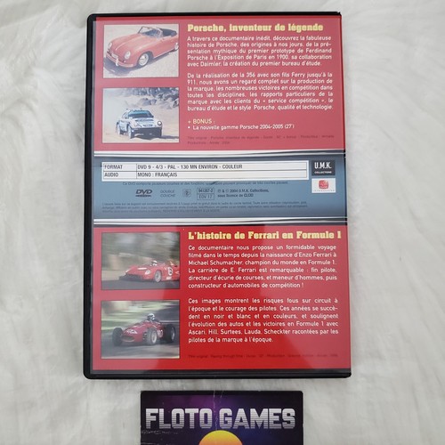 DVD ZONE 2 FR : L'Histoire de l'Automobile - Porsche / Ferrari F1 - Floto Games - Imagen 2 de 2