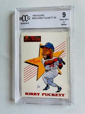 1993 Score Kirby Puckett #505 BCCG 9