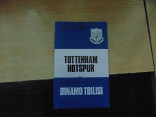 UEFA Cup 1973/4 Tottenham Hotspur v Dinamo Tbilisi USSR Georgia sl cr