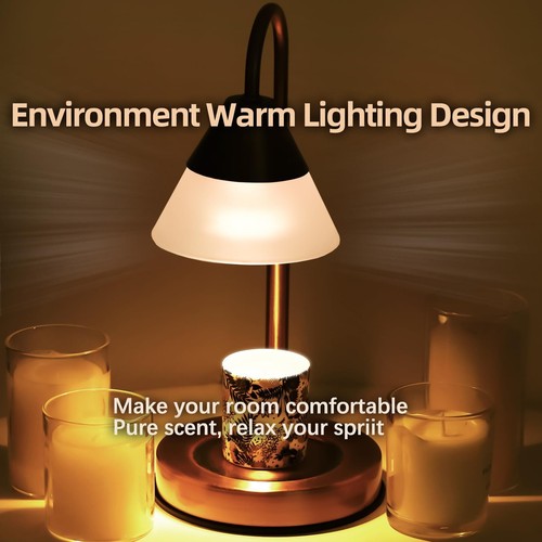 Dimmable Candle Warmer Lamp Candle Melter With Adjustable Height & Heat For Larg - Picture 7 of 7