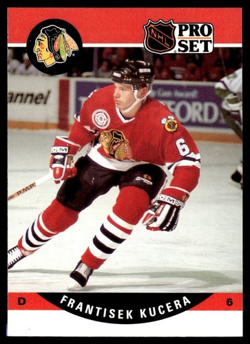 1990-91 Pro Set Frantisek Kucera RC Chicago Blackhawks #599