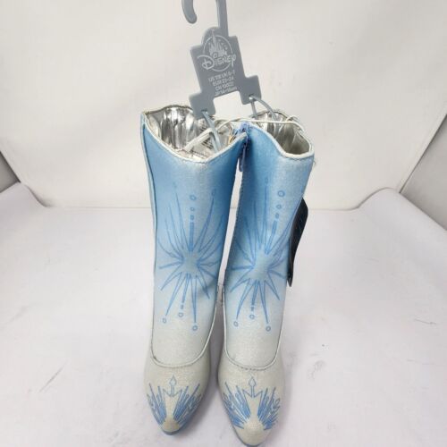 Disney Frozen 2 Elsa Niño Disfraz Botas Talla 7/8 - Imagen 3 de 9