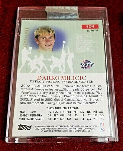 2001-06 TOPPS PRISTINE DUNCAN IVERSON ANTHONY KIDD UNCIRCULATED Gold Refractor  - Picture 53 of 209