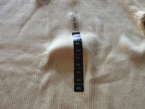 Cherokee S/S gelb V-Ausschnitt 100% Baumwolle Pullover-ähnliches Oberteil Gr. XXL Neu mit Etikett - Bild 3 von 5