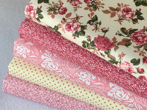 100% cotton fabric Fat Quarter Bundle quilting patchwork craft floral flowers E - Picture 116 of 142