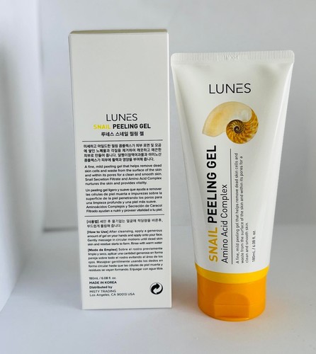 Lunes snail peeling gel aminoacid complex helps remove dead skin 6.08 fl oz 180 - Picture 2 of 3