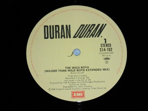 DURAN DURAN Japan 1984 S14-102 NM 12" 3 track EP+Obi THE WILD BOYS - Picture 5 of 6