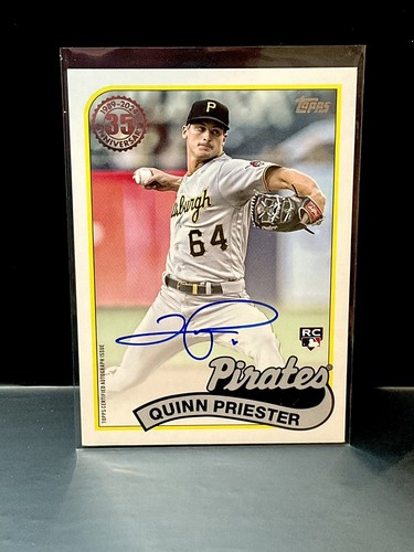 2024 Topps Autogramm RC Quinn Priester #89BA-QPR - Pittsburgh Pirates