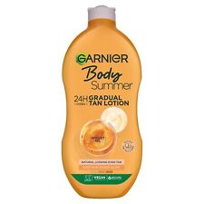 Garnier Summer Body Gradual Tan Moisturiser 400ml Deep Glow Hydrating Absorbing
