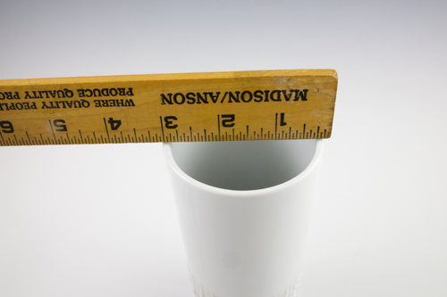 Vintag MCM Naaman Artline Israel White Porcelain Op Art Bubble Cylinder Vase - Picture 13 of 15