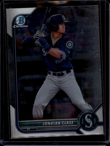 2022 Bowman Chrome Draft #BDC30 Jonatan Clase Mariners - Picture 1 of 2