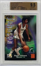 2012-13 Fleer Retro Magic Johnson #Z-20 97-98 Z-Force Super Rave /50 SSP BGS 9.5