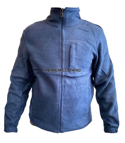 Chaquetas de vellón para hombre con cremallera completa bolsillos con cremallera exterior cálido polar anti píldoras trabajo - Imagen 3 de 5