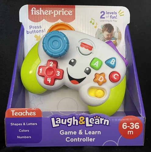 Fisher-Price Laugh & Learn Game Controller (shapes, letters, colors, numbers)NEW - Picture 1 of 5