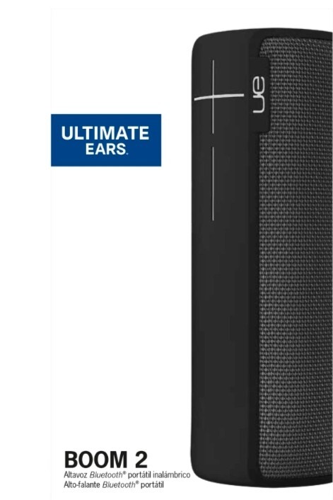 Ue Boom Phantom Black Logitech UE BOOM Ultimate Ears Portable Speaker  Waterproof Black