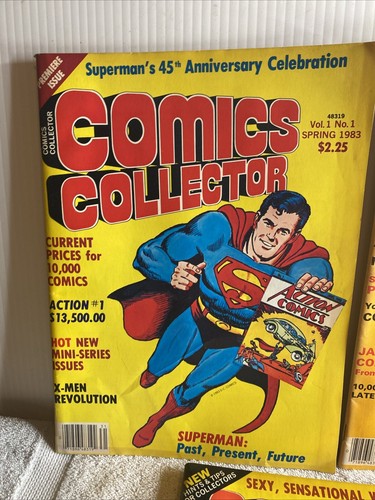 Lot Of 5 Comics Collector Magazine 1st Issue 1983 Sum/Fall 1984 Spr/Win 1985 - Picture 2 of 11