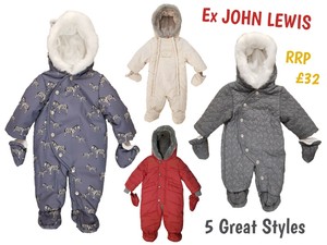 baby boy fleece pram suit