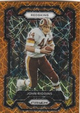 2023 PANINI PRIZM JOHN RIGGINS RB REDSKINS HOF #297 ORANGE LAZER PRIZM SP