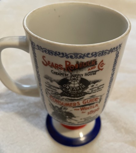 Vintage Sears, Roebuck and Co. Catalog Winter 1896 Pedestal Coffee Mug ARNART - Picture 2 of 3