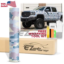 Forest Camo Camouflage Vinyl Car Wrap Sticker Decal Air Release Bubble Free