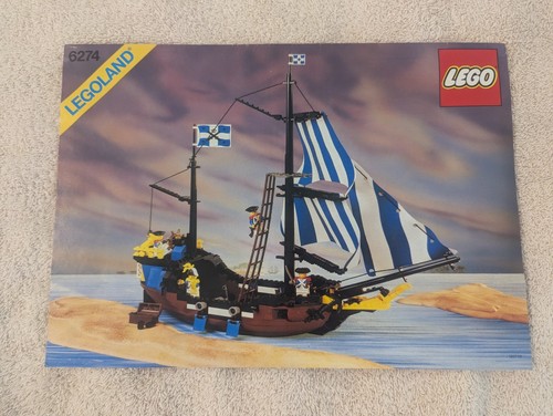 Vintage LEGO Legoland Caribbean Clipper 6274 Anleitung NUR HANDBUCH