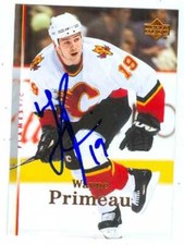 Wayne Primeau autographed Hockey Card (2007-2008 Upper Deck)