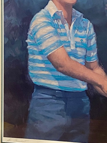 Paul Milosevich 1984 Masters Golf Tournament Signed Lithograph Framed - Picture 9 of 13