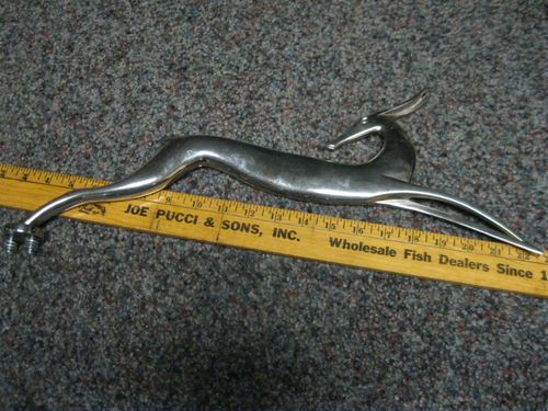 Vintage large Impala Brass Chrome 19.5" or LARGE hood ornament - Picture 4 of 5