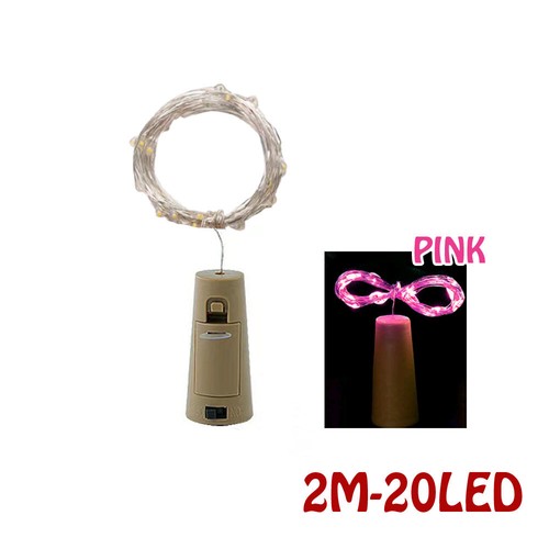 2M LED Wine Bottle Cork String Lights Holiday Christmas Decor Garland Fairy Lamp - Picture 15 of 18