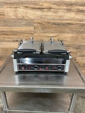 2022 Cecilware SG2LF Double Panini Grill, 240V/Phase 1 - 24x18x10"