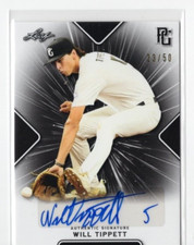 2021 Leaf Perfect Game National Showcase Will Tippett SP 23/50 BA-WT1