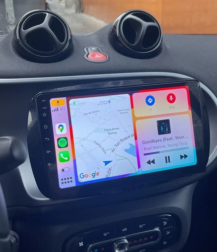 Navigatore 5G GPS Smart 453 Fortwo Forfour Brabus EQ CarPlay Android 14 QLED 8GB - Foto 5 di 24