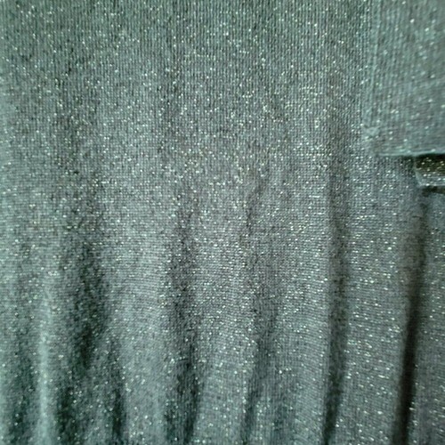 NEW Nanette Lepore Dress XL Green Sparkle Smocked pleated w/neck tie midi NWT - Picture 5 of 11