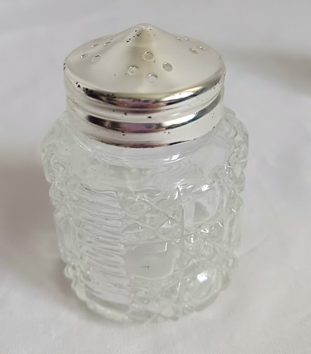 Vintage Set versilbert und Glas drehbar Zustand, 5 Töpfe, im Originalkarton - Bild 10 von 17