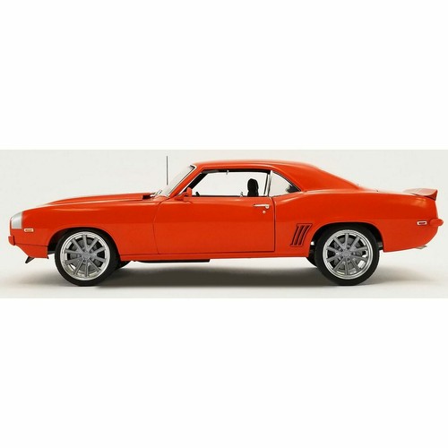 Chevrolet Camaro 1969 Restomod Hugger naranja escala 1:18 de Acme A1805720. - Imagen 4 de 8