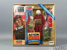 Action Man 40th Nostalgic 12" Red Devil Parachutist & Talking Commander AM038
