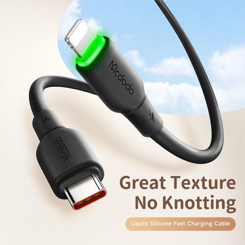 Mcdodo PD 36W USB Type-c to iPhone 3A Fast Charging Cable For iPhone 14 13 12 11 - 第 2/21 張圖片