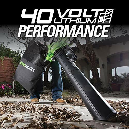 Greenworks variable speed cordless leaf vacuum online