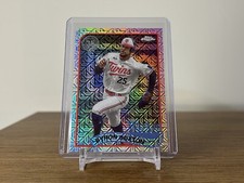 2024 Topps Series 1 Chrome Byron Buxton #T89C-62 Mojo Refractor Minnesota Twins
