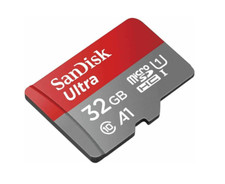 SanDisk Ultra microSDHC 32GB + SD Adapter 120MB/s, SDSQUA4-032G-GN6TA