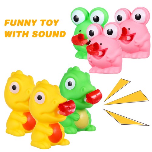 5 Pack Frosch -Dinosaurierzunge Herausstechen Spielzeug Kind Quietschendes - Zdjęcie 4 z 11