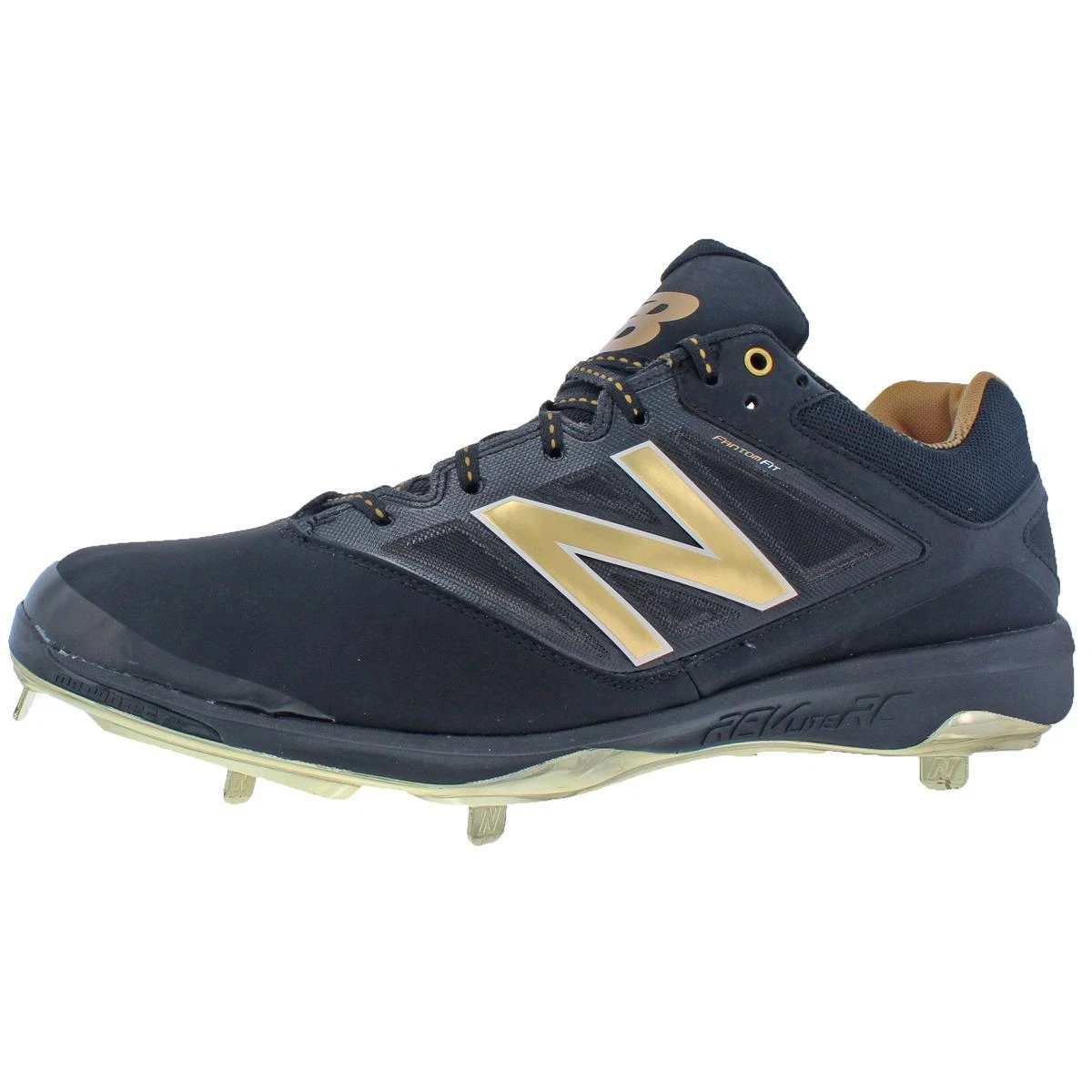 New Balance Mens Black FantomFit REVLit RC Cleats Shoes 16 Medium