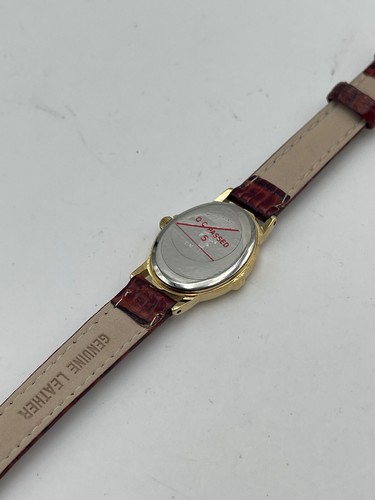 OROLOGIO TIME FREE DONNA OVALE RETRO VINTAGE QUARZO ACCIAIO PELLE - Picture 3 of 4