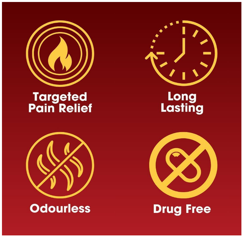 Deep Heat Pain Relief Patch x4 – For Muscle Aches, Joint Pain, Stiffness Relief - Picture 7 of 9