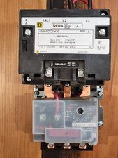 Square D Power Pact Magnetic Motor Starter: 15 to 45A, 120V AC, NEMA Style NEW