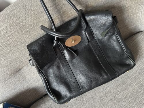 Mulberry Bayswater Bag Black- Leather - Picture 2 of 19